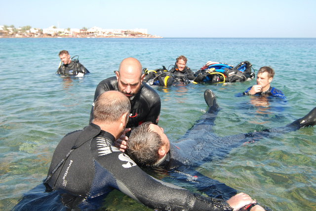 Rescue diver training